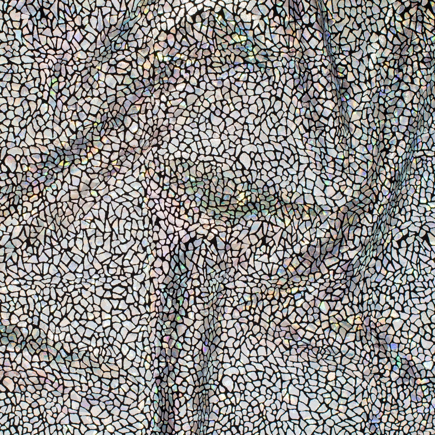 Alligator print Hologram 4 Way Stretch Nylon Spandex Fabric | Spandex Palace-6