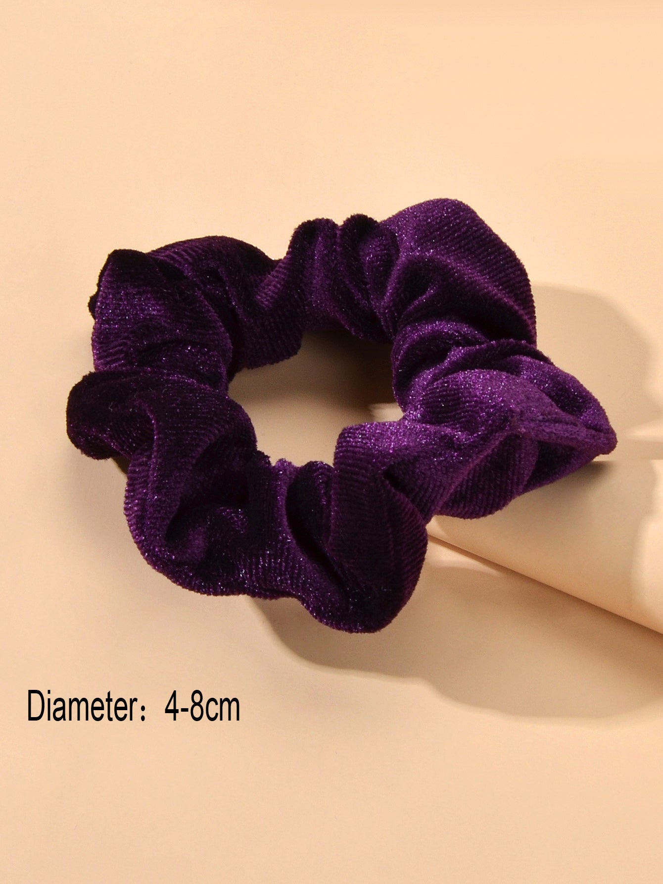 Velvet Elastic Scrunchie Hair Tie Hair Jewellery Women Retro Hair Accessories-3