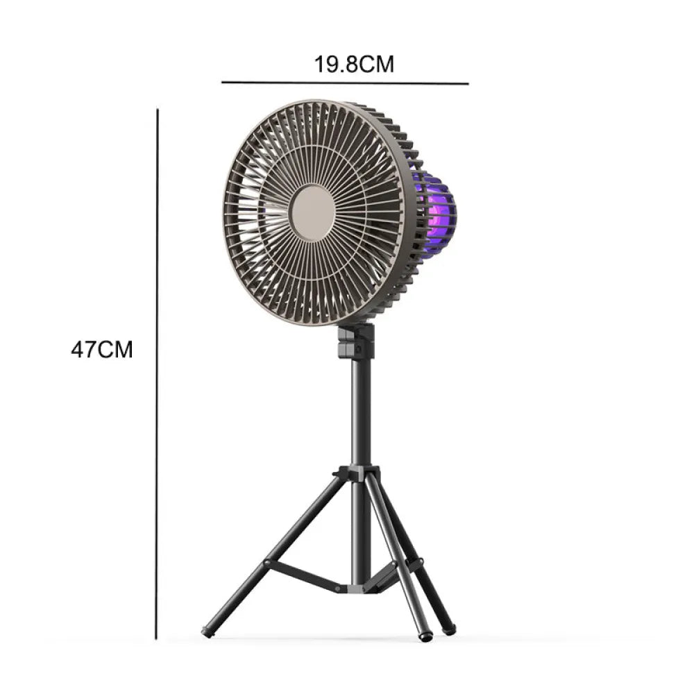 Vibe Geeks Portable Outdoor Cooling Fan and Mosquito Killer- Type C Charging-1