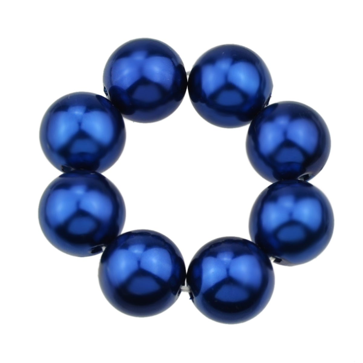Feelontop Hair Accessories Colorful Beads Elastic Hair Rope Hair Ties Hair Bands-6
