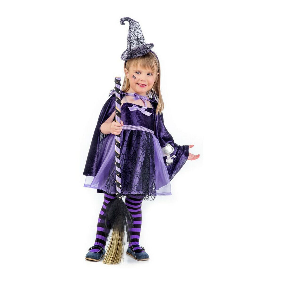 Costume for Children Rainbow Witch Size 2-0