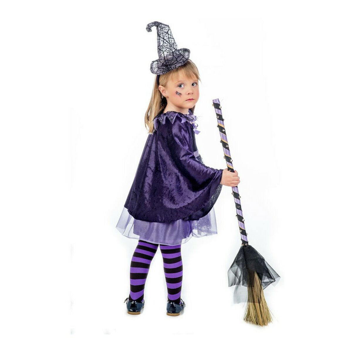 Costume for Children Rainbow Witch Size 2-6
