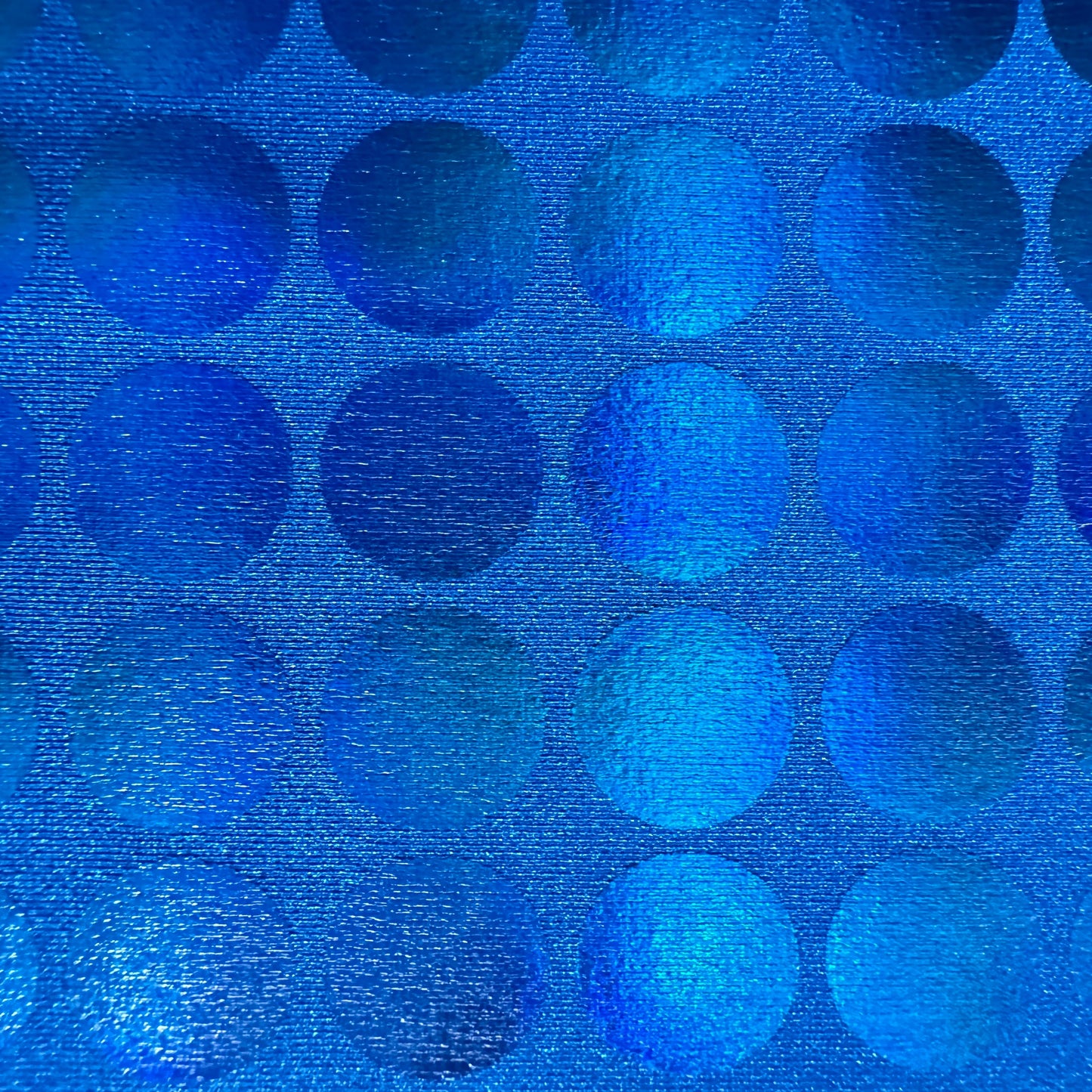 Reflection Circle Foil 4-Way Stretch Fabric | Spandex Palace-4
