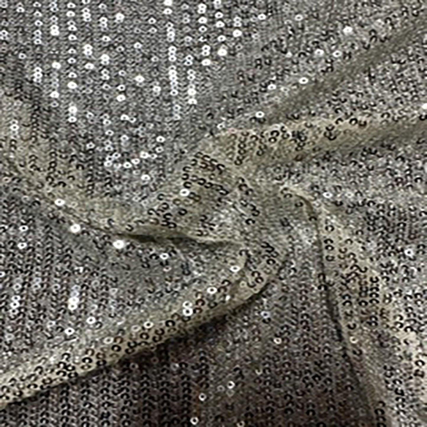 Polyester Spandex Stripe Mini Sequin Fabric | Spandex Palace-1