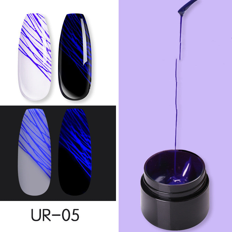 Manicure Luminous Nail Art Spider Nail Gel
