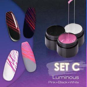 Manicure Luminous Nail Art Spider Nail Gel