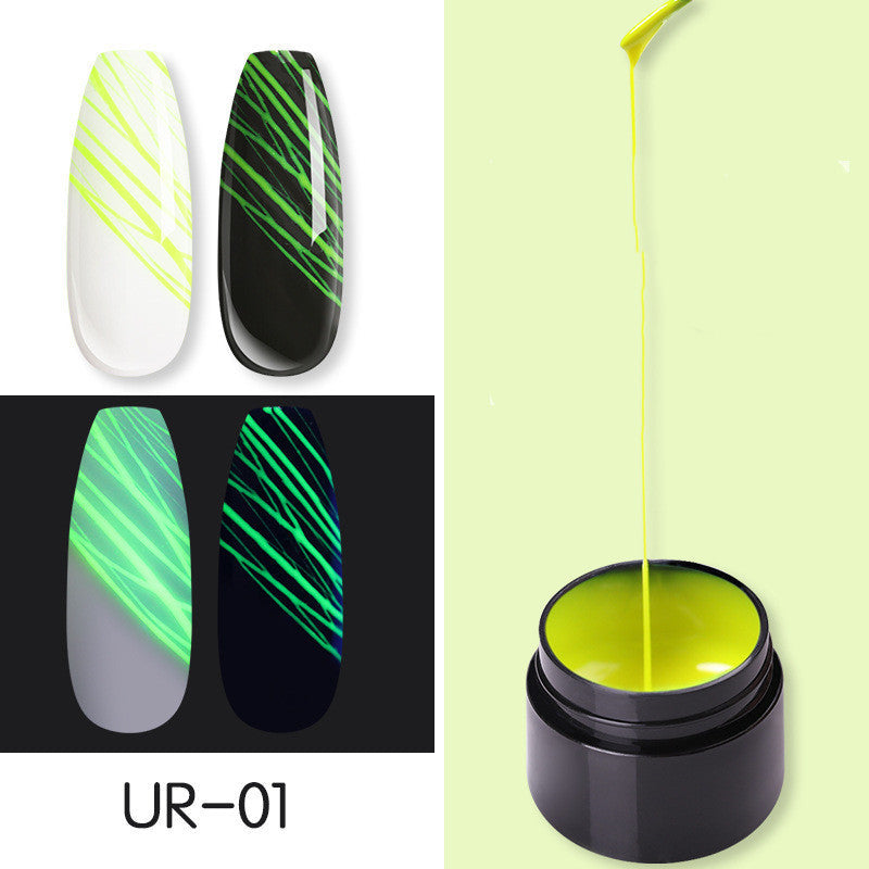 Manicure Luminous Nail Art Spider Nail Gel