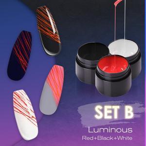 Manicure Luminous Nail Art Spider Nail Gel