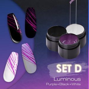 Manicure Luminous Nail Art Spider Nail Gel