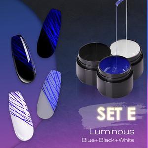 Manicure Luminous Nail Art Spider Nail Gel