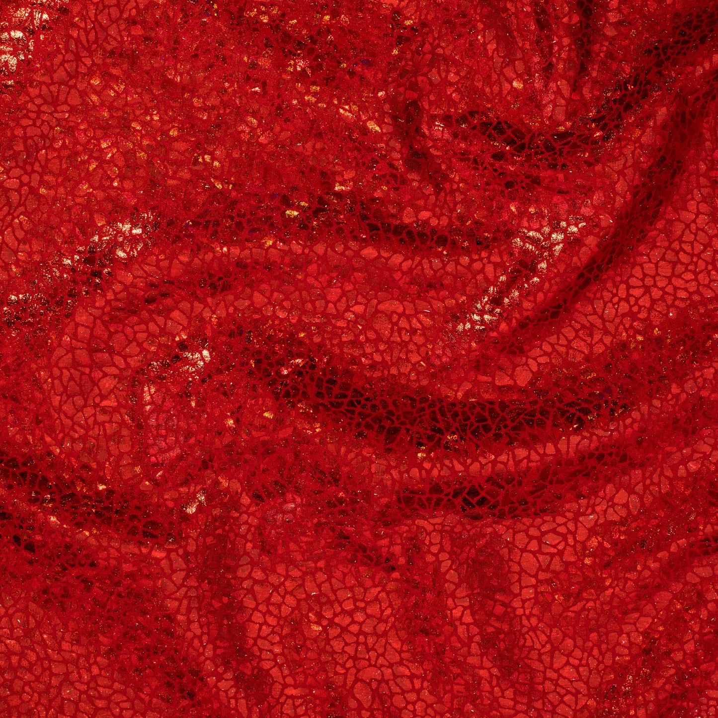 Alligator print Hologram 4 Way Stretch Nylon Spandex Fabric | Spandex Palace-8