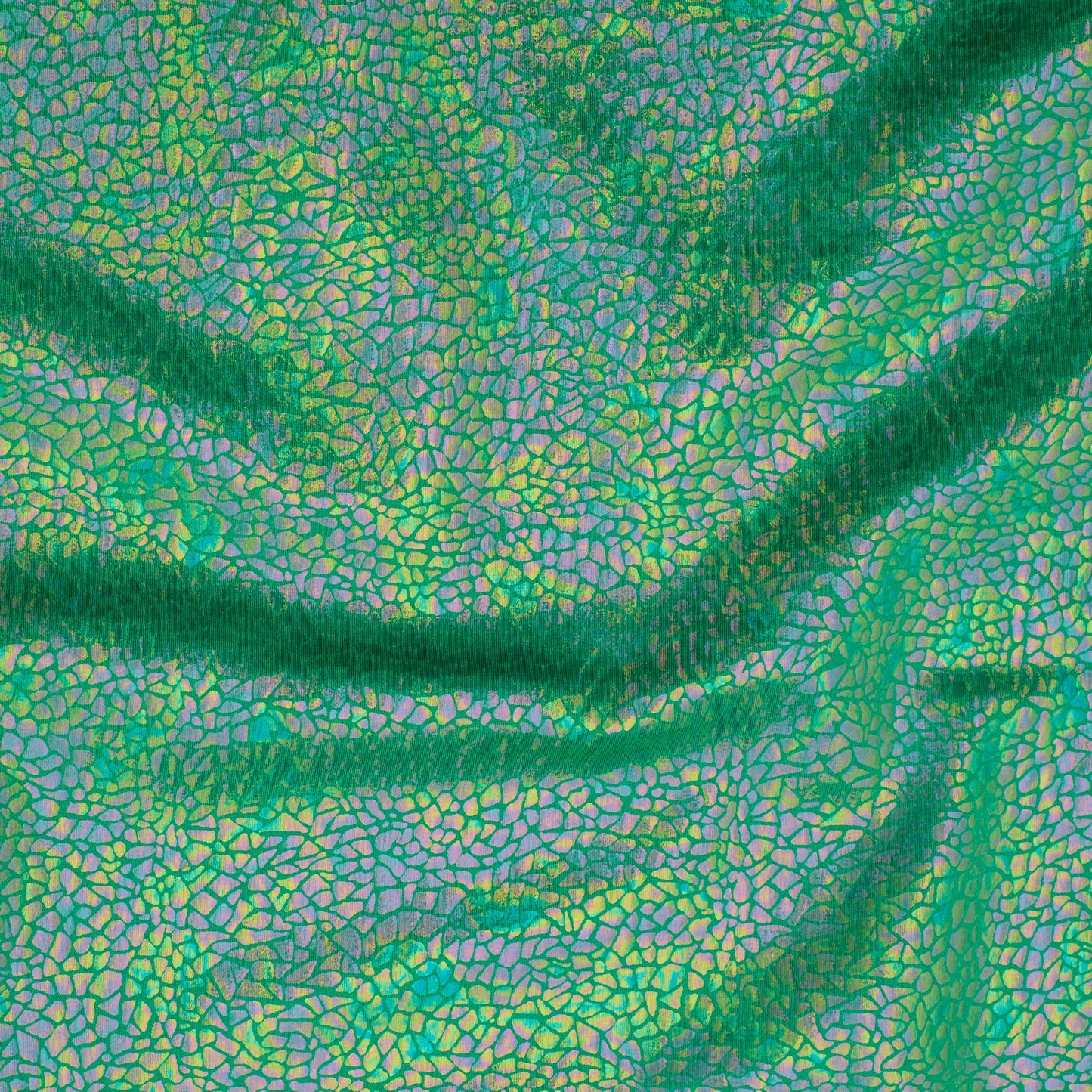 Alligator print Hologram 4 Way Stretch Nylon Spandex Fabric | Spandex Palace-14