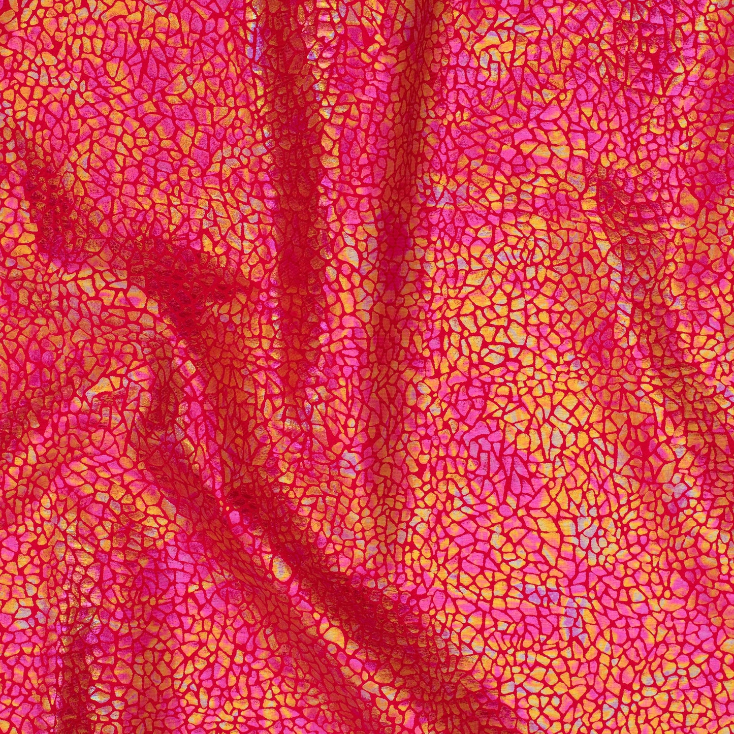 Alligator print Hologram 4 Way Stretch Nylon Spandex Fabric | Spandex Palace-0