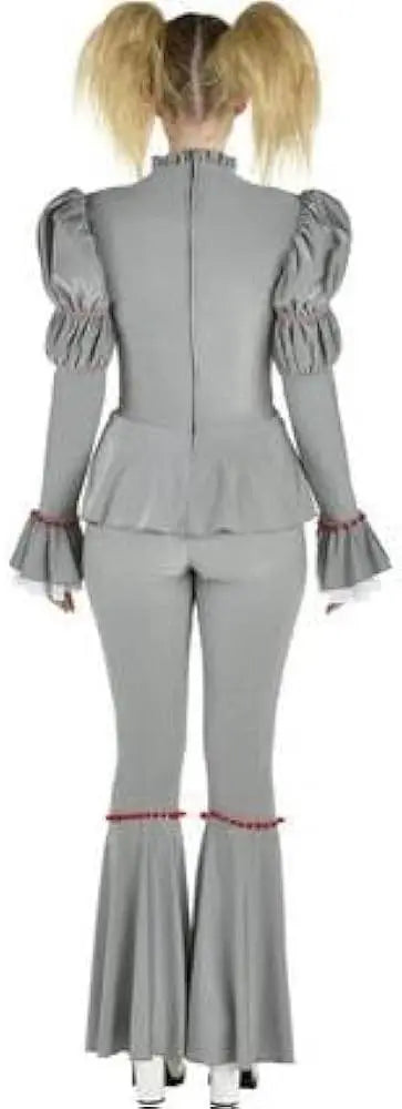 Pennywise Woman Costume, IT Chapter Two ( Adult Large 10-12)-1