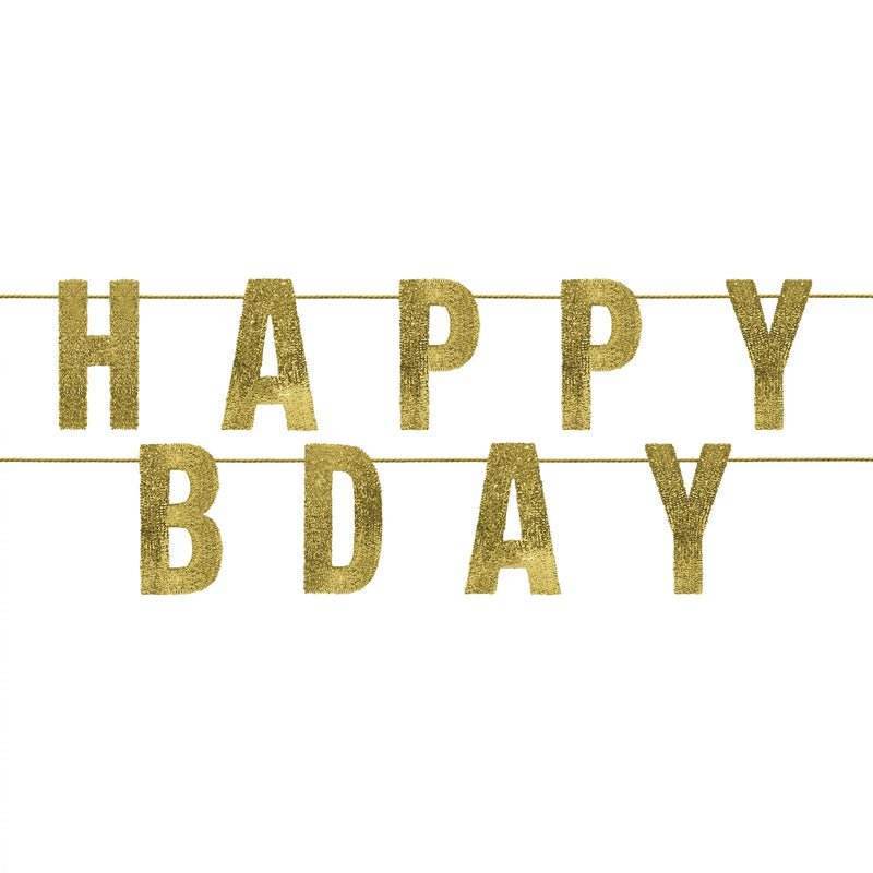 6ft Sparkling Celebration Sequin Happy Birthday Banner (1ct)-0