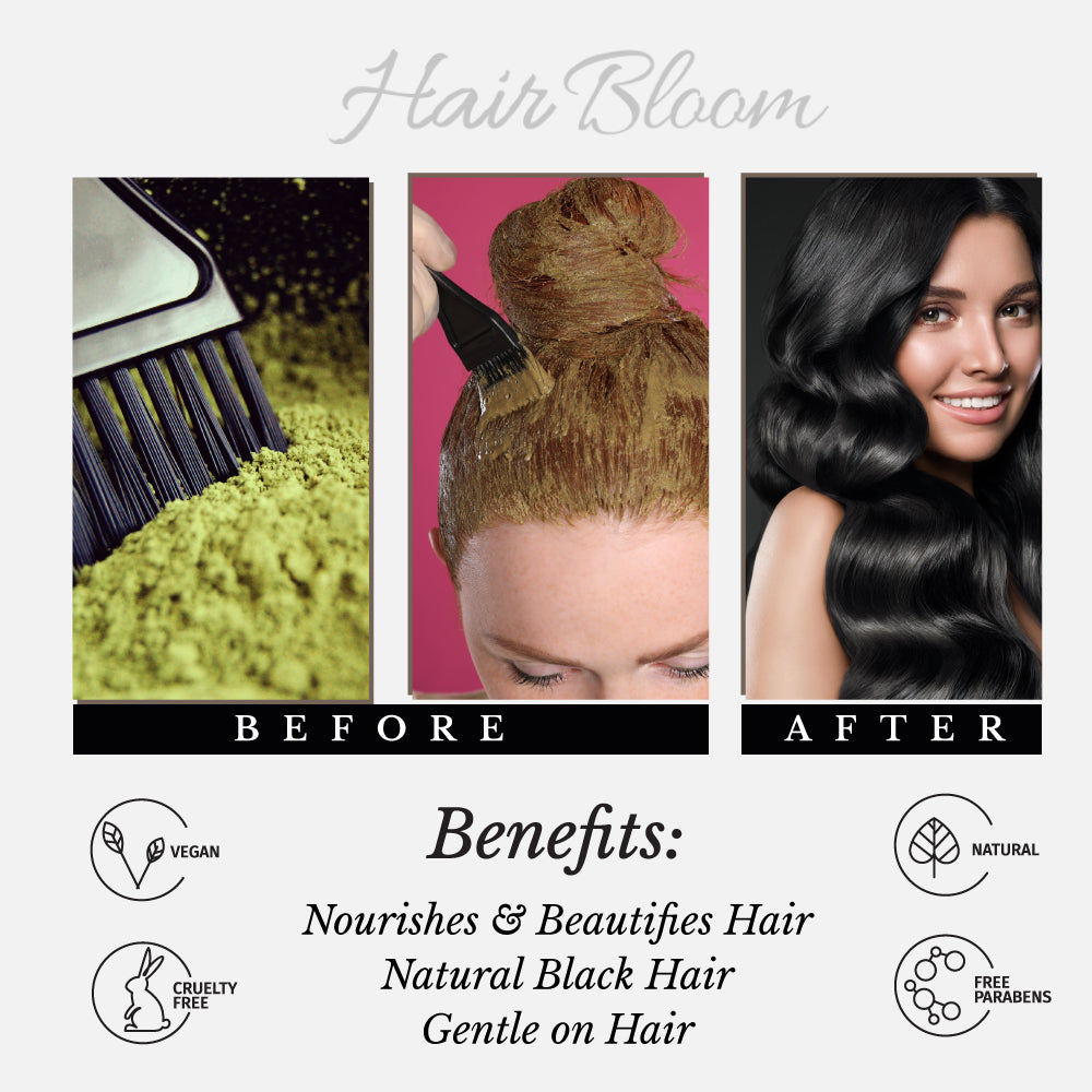 HAIR BLOOM HAIR DYE JET BLACK