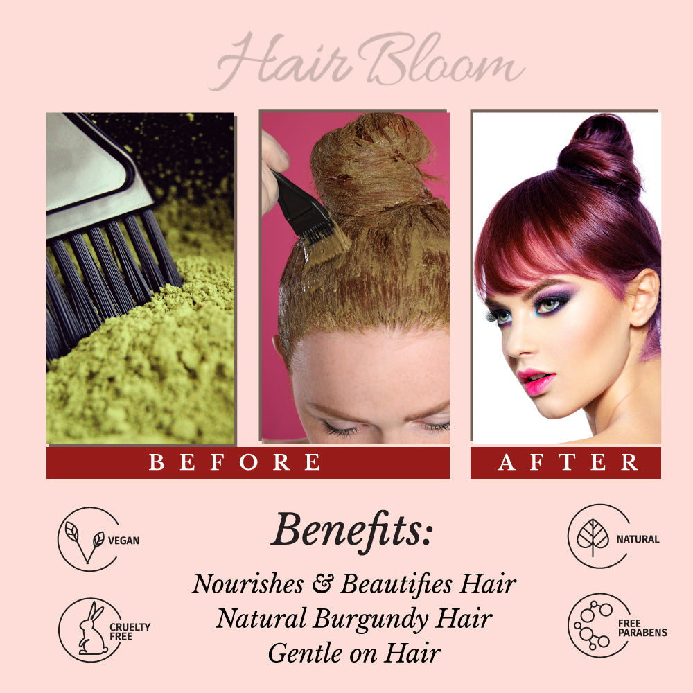 HAIR BLOOM HAIR DYE BURGUNDY