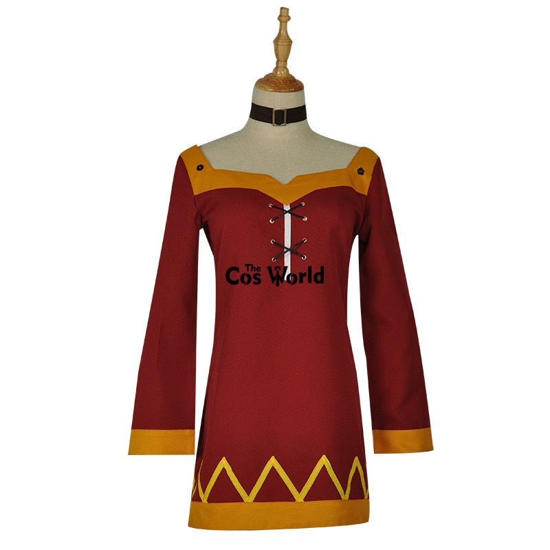 Blessing on this Wonderful World Megumin Cloak Dress Uniform Outfit Anime Cosplay Costumes-4