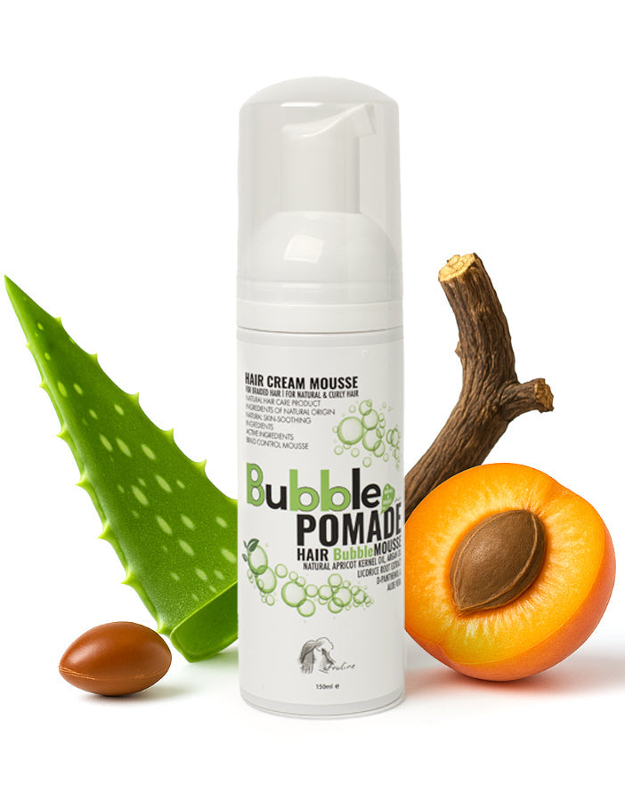 BubblePomade hair mousse for braiding, hair mousse for curly hair AFROline