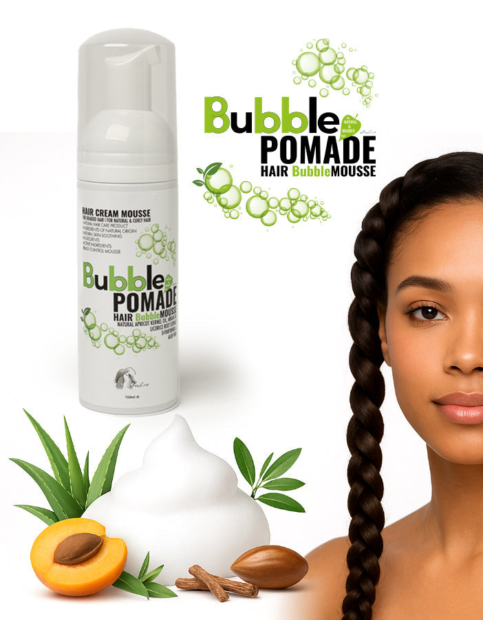 BubblePomade hair mousse for braiding, hair mousse for curly hair AFROline
