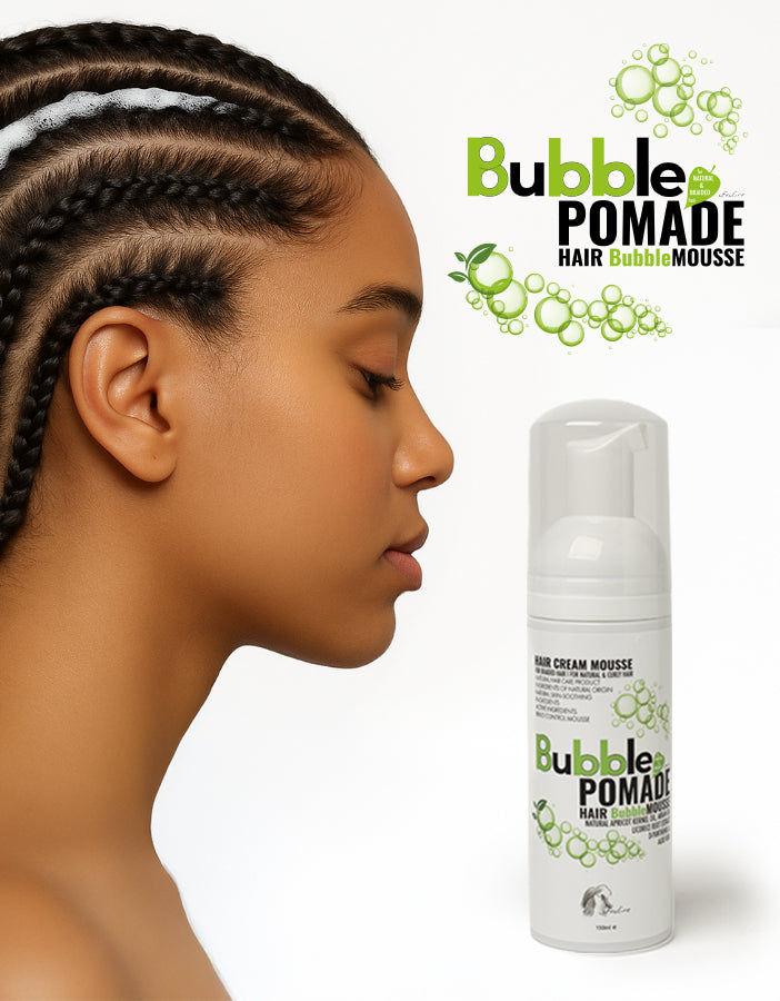 BubblePomade hair mousse for braiding, hair mousse for curly hair AFROline