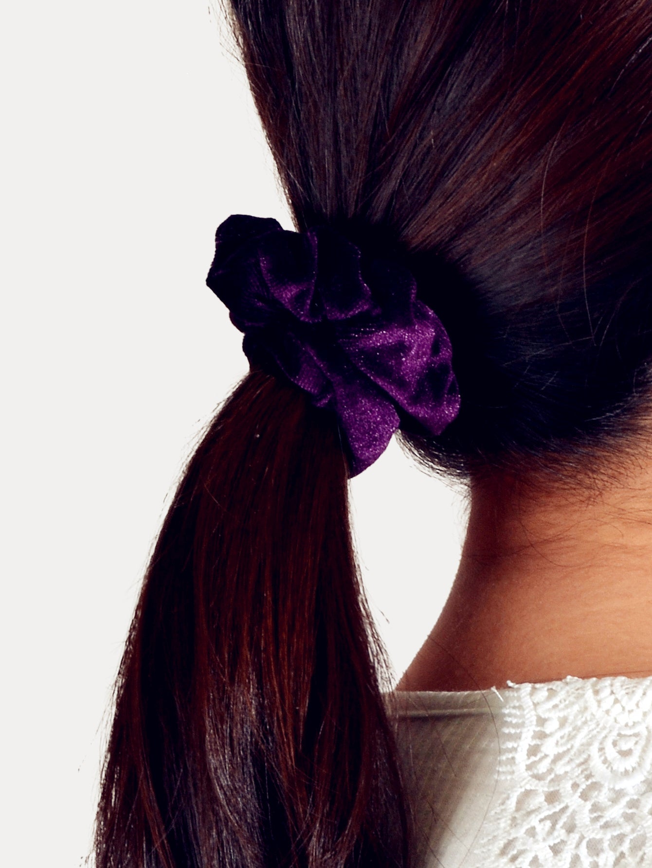 Velvet Elastic Scrunchie Hair Tie Hair Jewellery Women Retro Hair Accessories-2