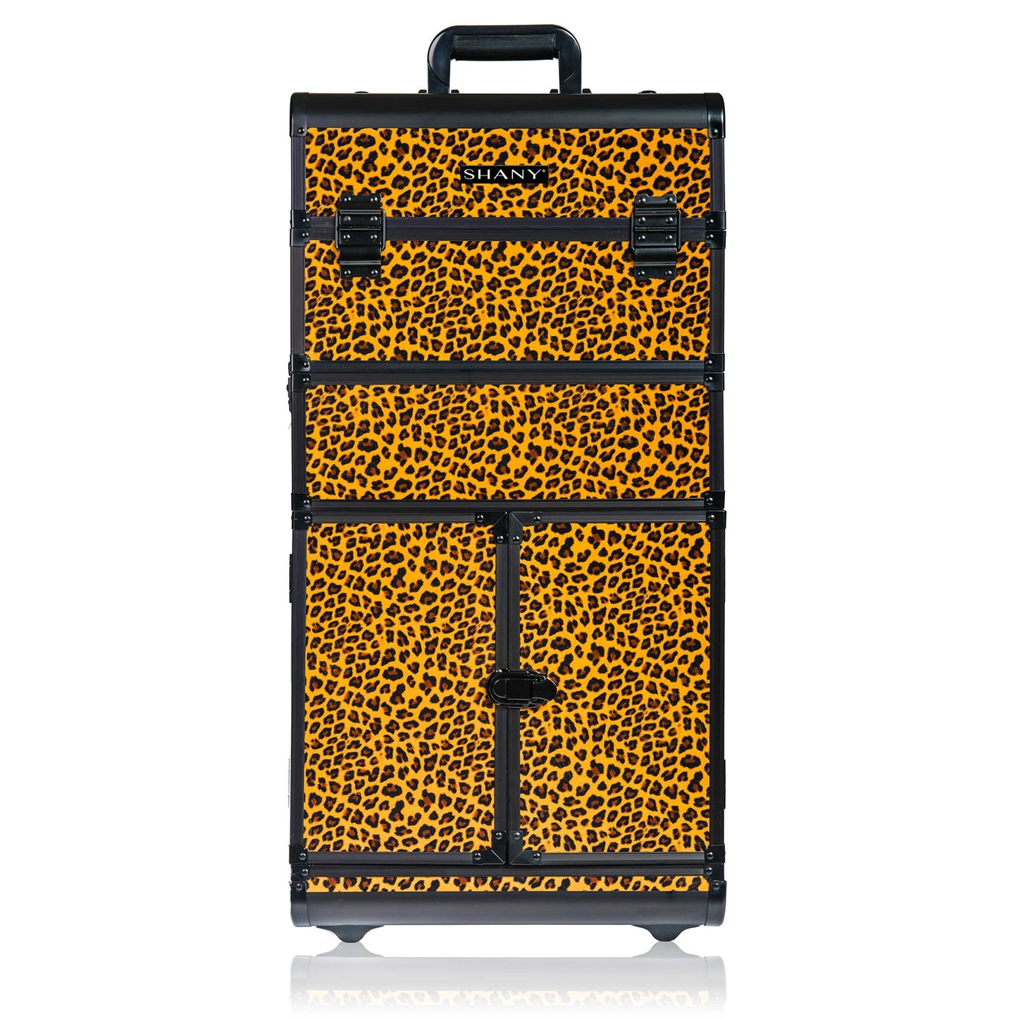 REBEL Series Pro Makeup Artists Rolling Train Case Trolley Case-5