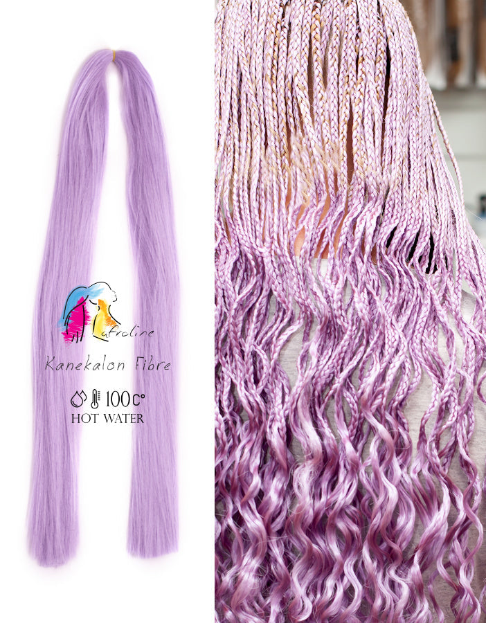 KANEKALON hair extension Light purple AFROline hair extension