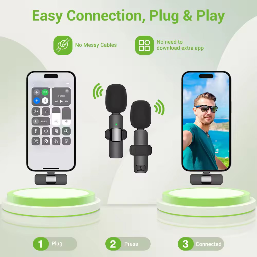 MINI MICROPHONE SET OF 2
