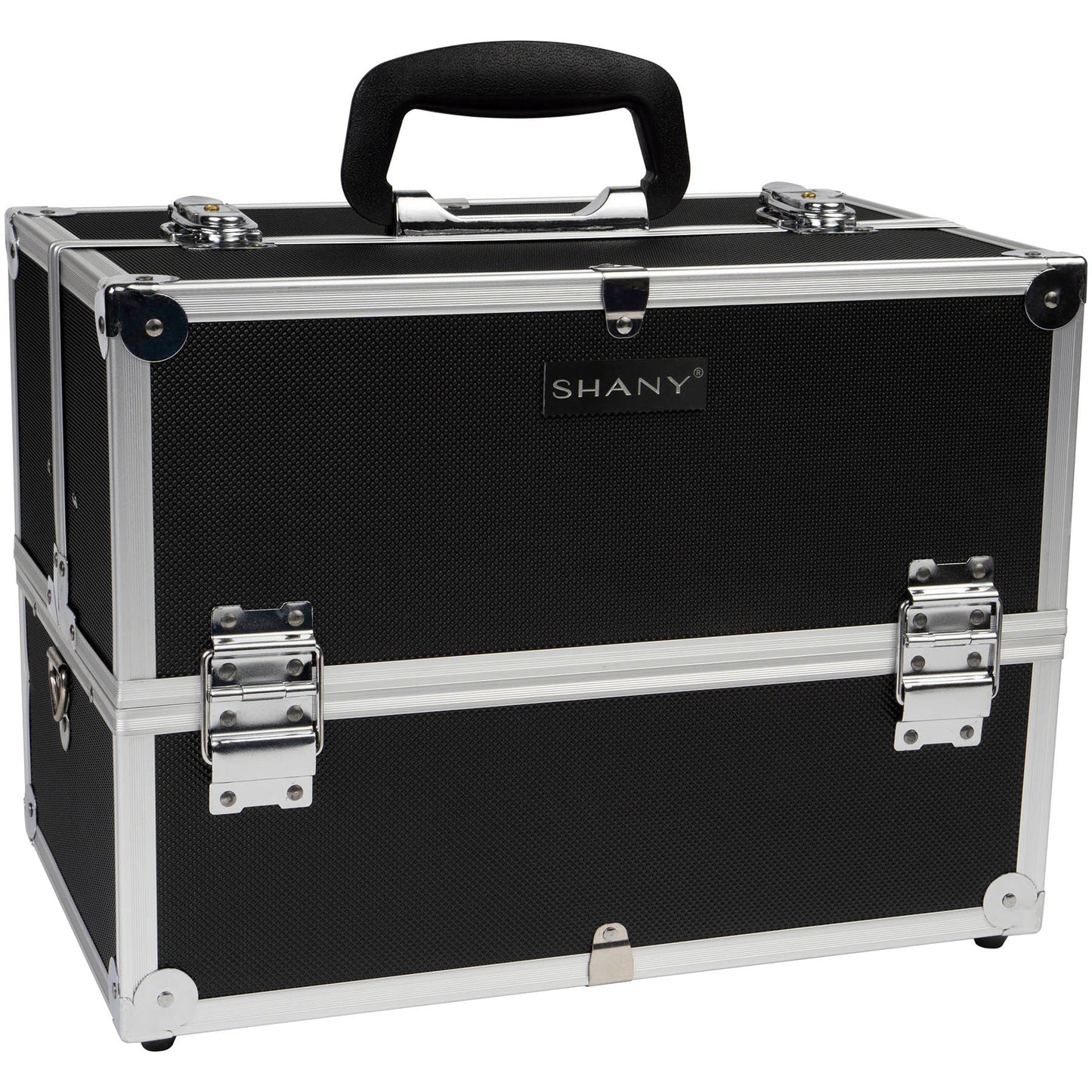 Essential Pro Makeup Train Case with Shoulder Strap and Locks-6