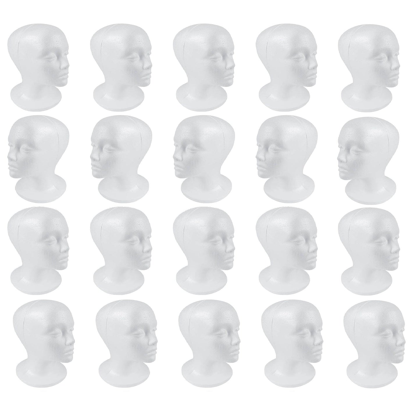 Styrofoam Model Heads/Hat Wig Foam Mannequin-9