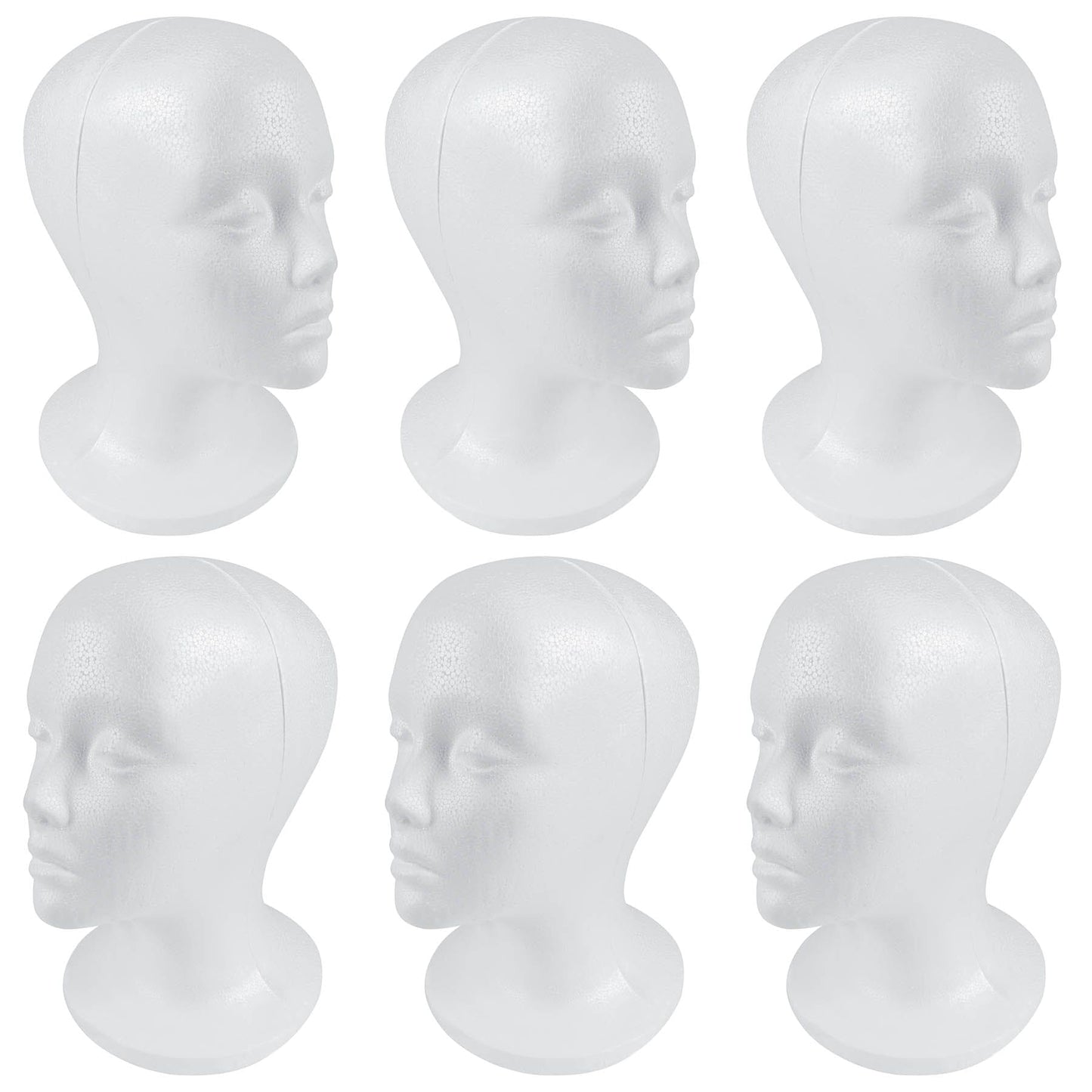 Styrofoam Model Heads/Hat Wig Foam Mannequin-5