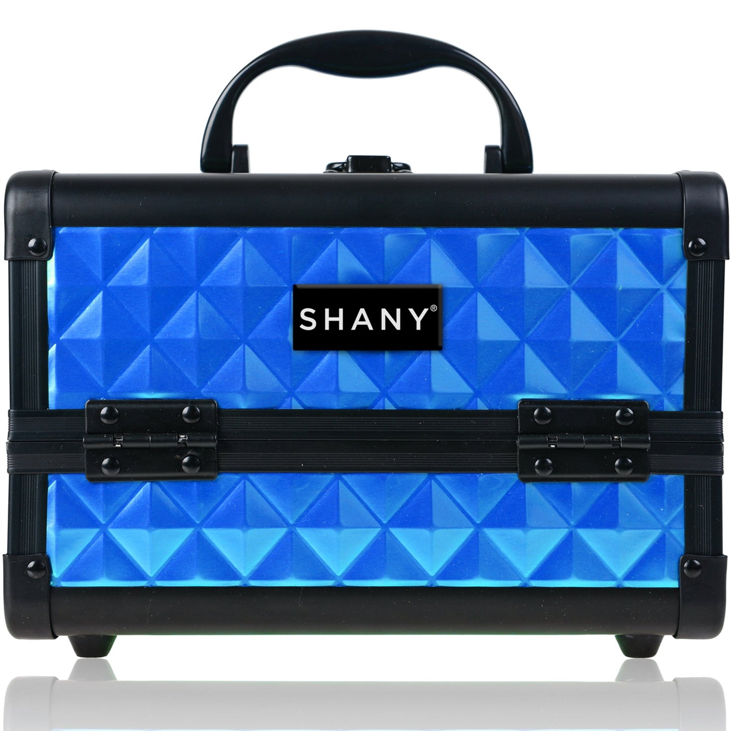 Chic Makeup Train Case with Mirror-9