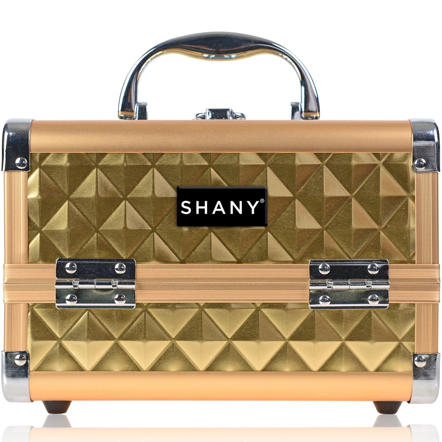 Chic Makeup Train Case with Mirror-7