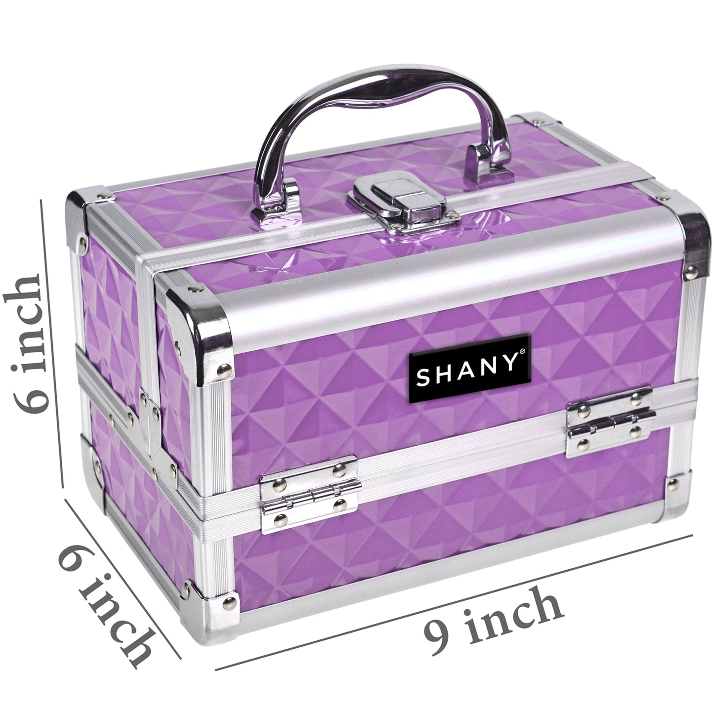 Chic Makeup Train Case with Mirror-3