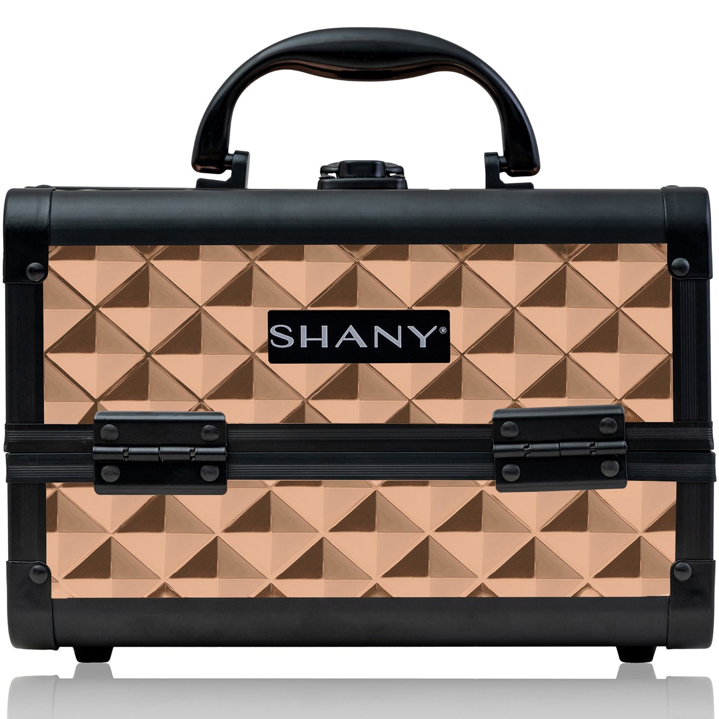 Chic Makeup Train Case with Mirror-17