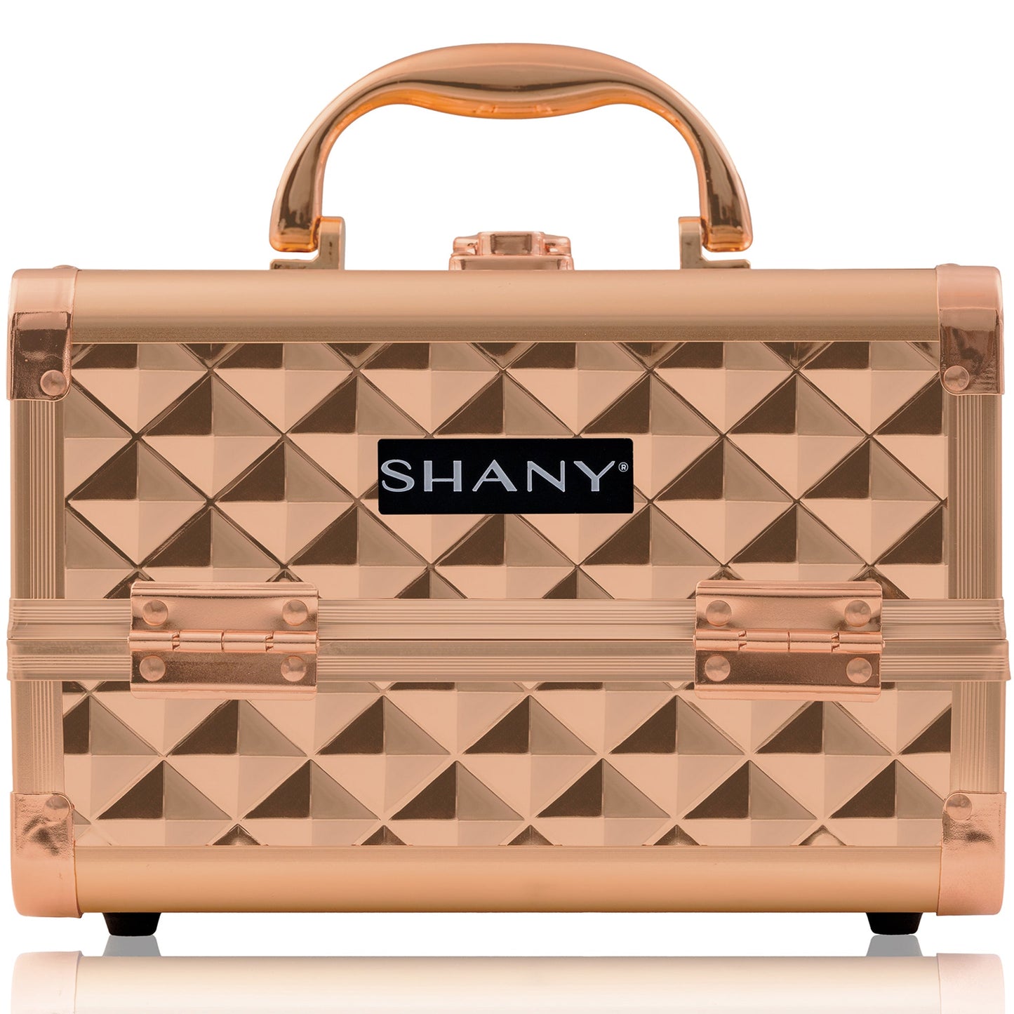 Chic Makeup Train Case with Mirror-14