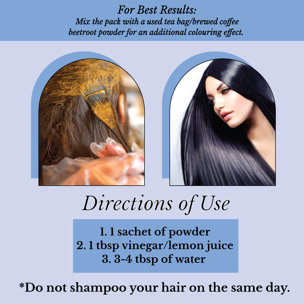 HAIR BLOOM HAIR DYE BLUE BLACK