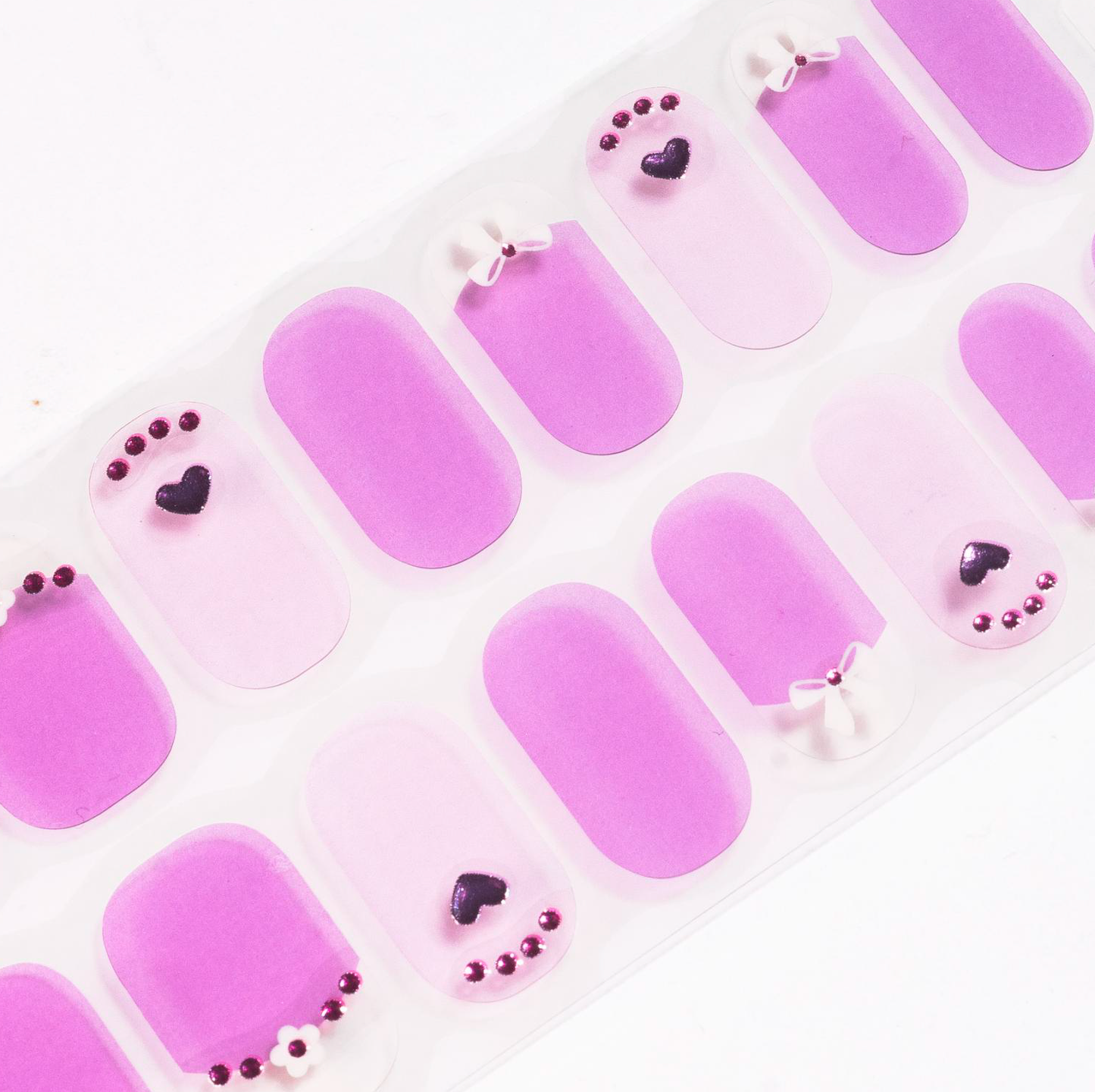 Heart Gel Nails