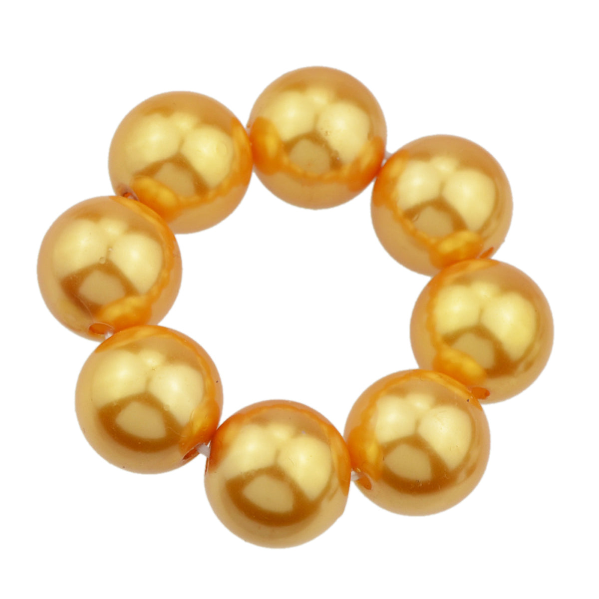 Feelontop Hair Accessories Colorful Beads Elastic Hair Rope Hair Ties Hair Bands-5