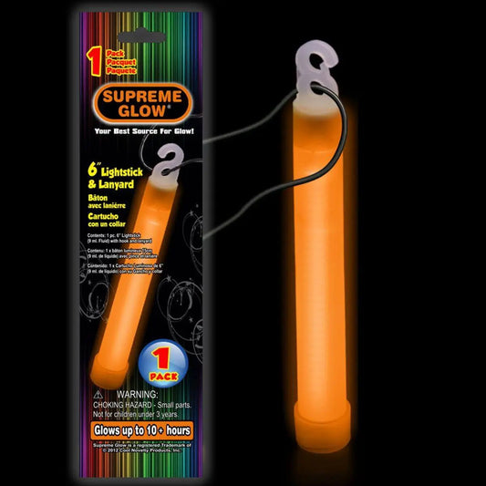 6" Glow Stick - Orange-0
