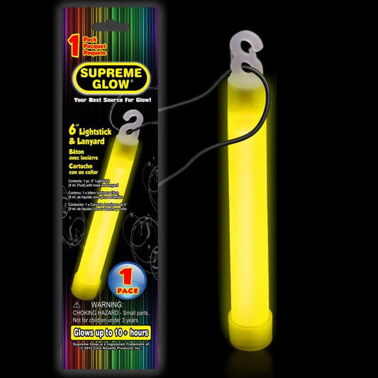 6" Glow Stick - Yellow-0