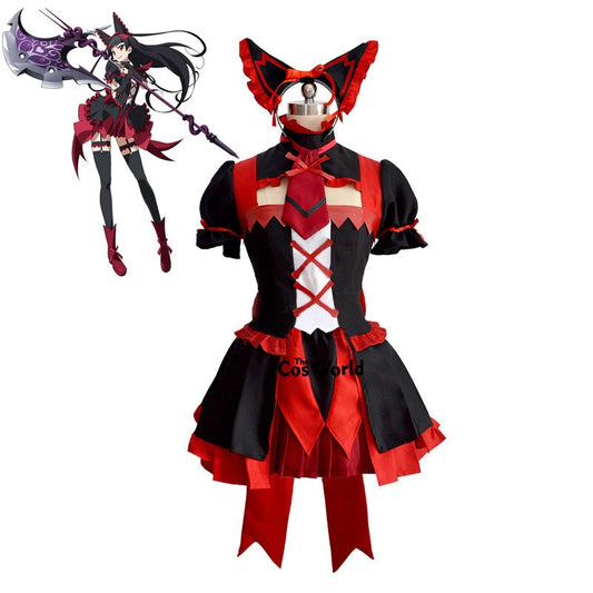 GATE Rory Mercury Fancy Dress Short Sleeve Tops Skirt Uniform Outfit Anime Cosplay Costumes-0