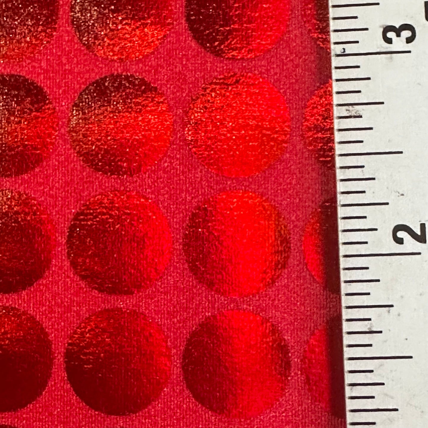 Reflection Circle Foil 4-Way Stretch Fabric | Spandex Palace-2
