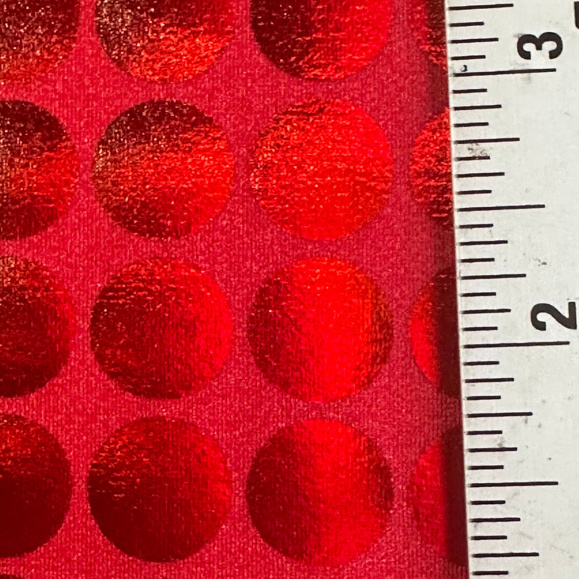 Reflection Circle Foil 4-Way Stretch Fabric | Spandex Palace-2