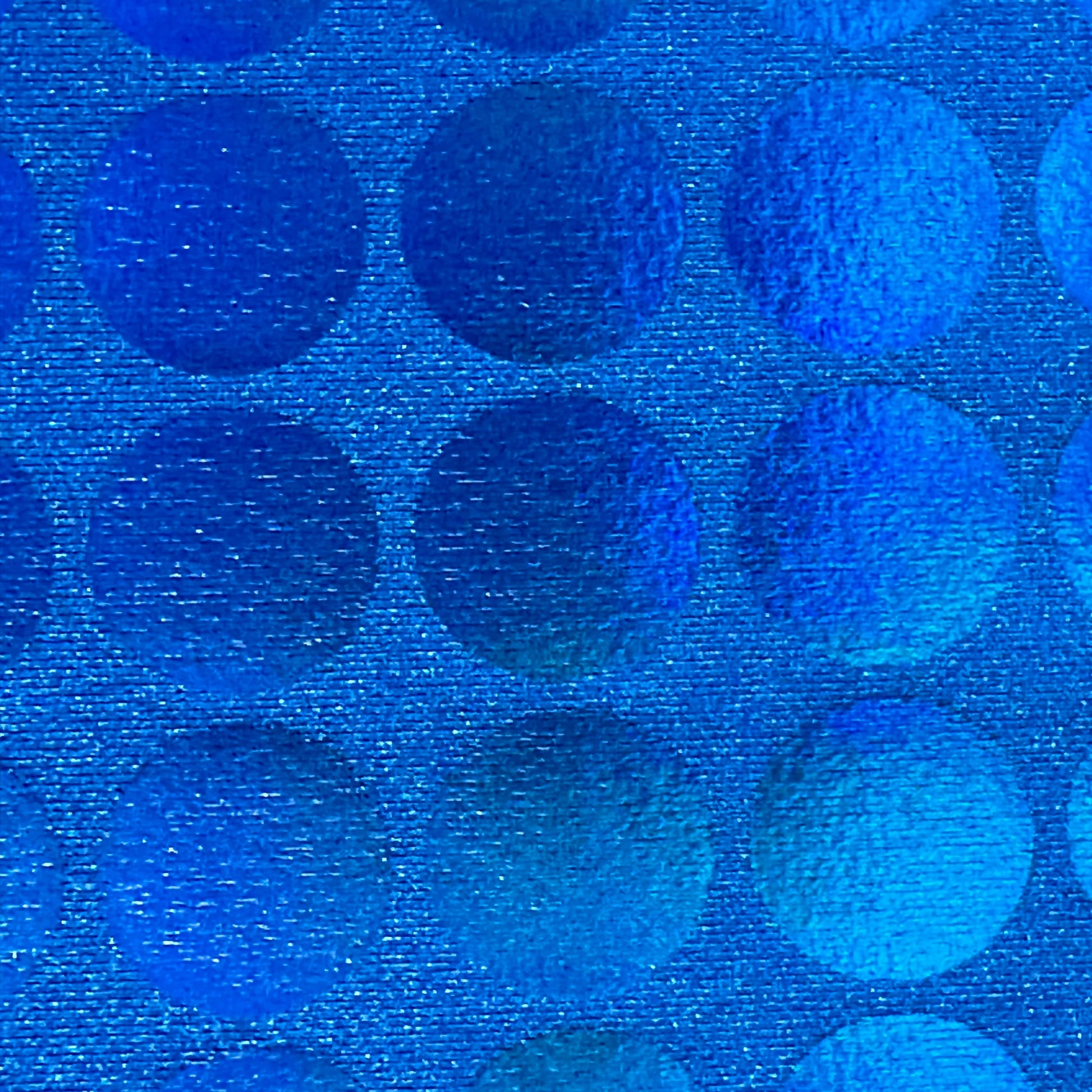 Reflection Circle Foil 4-Way Stretch Fabric | Spandex Palace-3