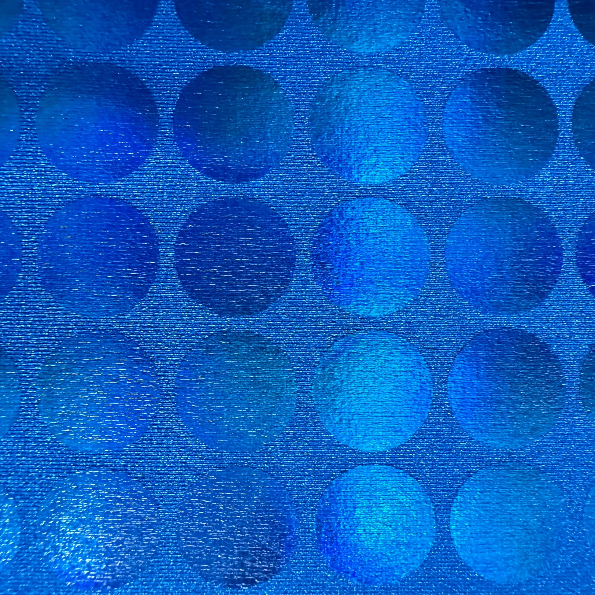 Reflection Circle Foil 4-Way Stretch Fabric | Spandex Palace-4