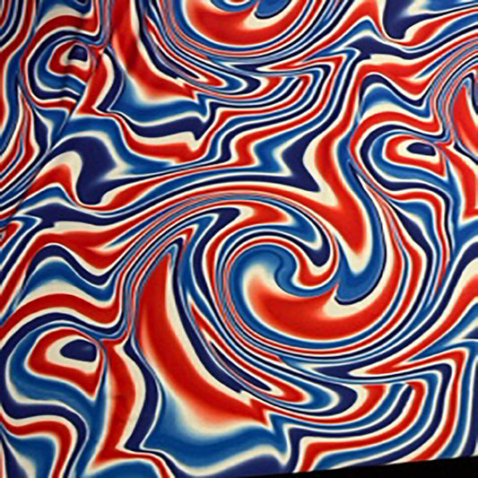 Stretch Polyester Spandex Water Paint Paper Print  Fabric | Spandex Palace-0