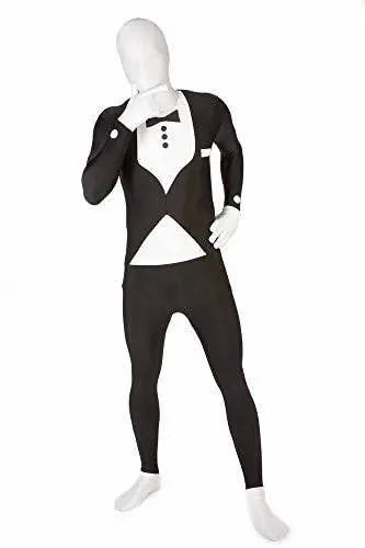 Premium Black/White Tuxedo Morphsuite Adult Costume - 2XLarge-0