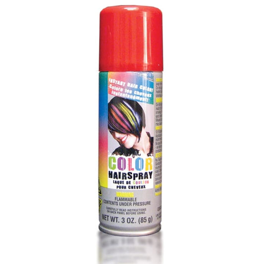 Temporary Colored Hair Spray Red-0